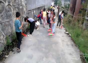 貴州省遵義市桐梓縣九壩鎮(zhèn)關(guān)工委開展“勞動賦能成長，實踐培育新風(fēng)”為主題實踐活動