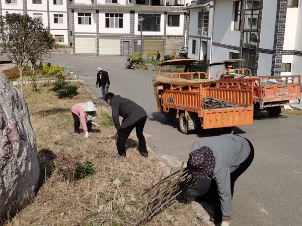 四川省涼山州寧南縣松新鎮(zhèn)關(guān)工委：干群同心扮靚家園，干干凈凈喜迎新春